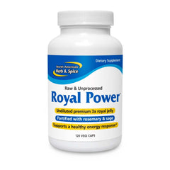 NORTH AMERICAN HERB & SPICE Royal Power capsules with royal jelly concentrate for daily energy