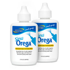 SinuOrega nasal spray bottle front for daily nasal care