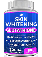 Northern Crown Cosmetics Glutathione whitening bottle front highlighting antioxidant support for skin tone.