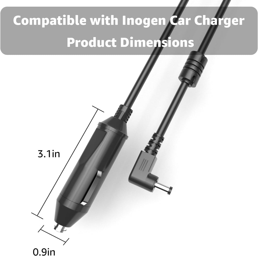 Norward car charger in use demonstrates travel-friendly charging for Inogen One