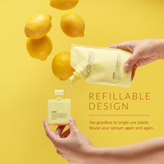 Noshinku pocket sprayer with a matte finish for travel-friendly use.
