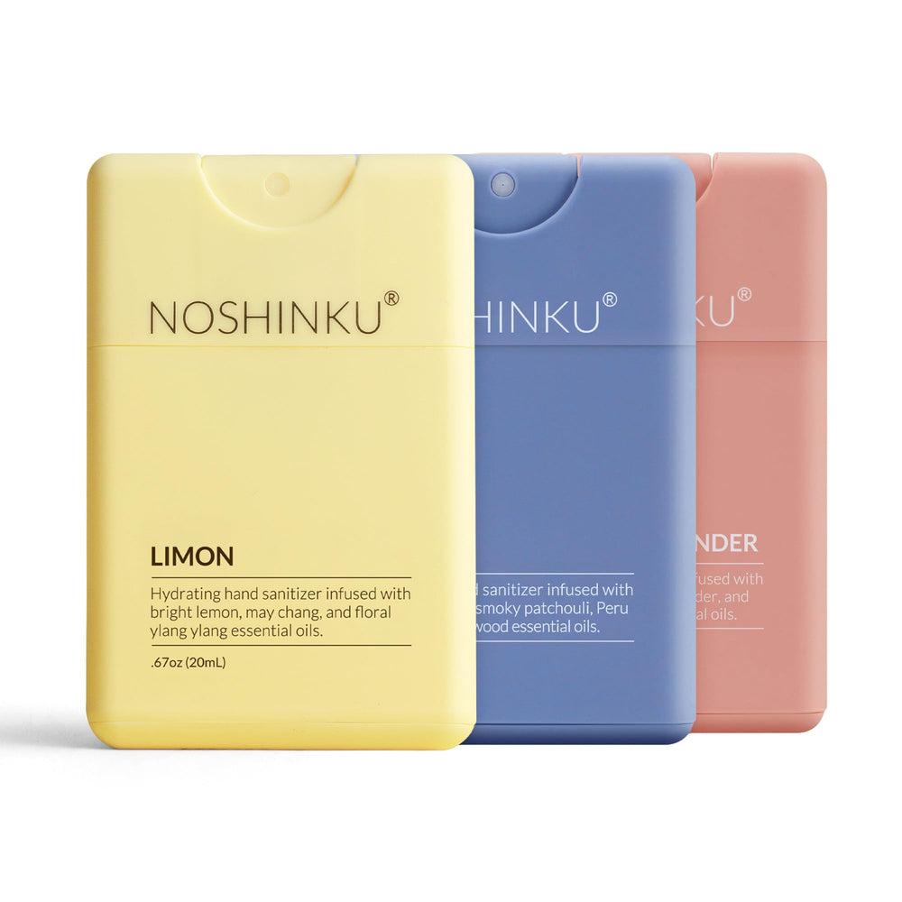 Noshinku refillable sanitizer pocket sprayer in Limon for on-the-go freshness.