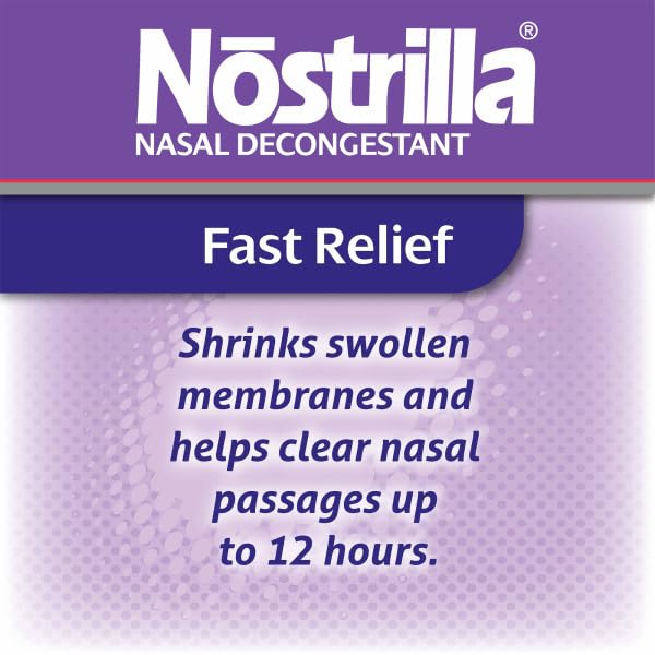 Nostrilla nasal decongestant spray pack-12 on display for easy access