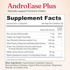 Nourished AndroEase Plus store-display invites exploration of daily wellness options.