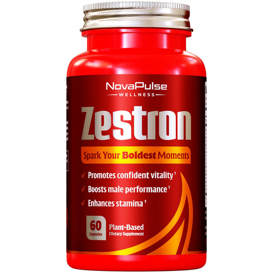 NovaPulse Wellness bottle front showing premium performance support
