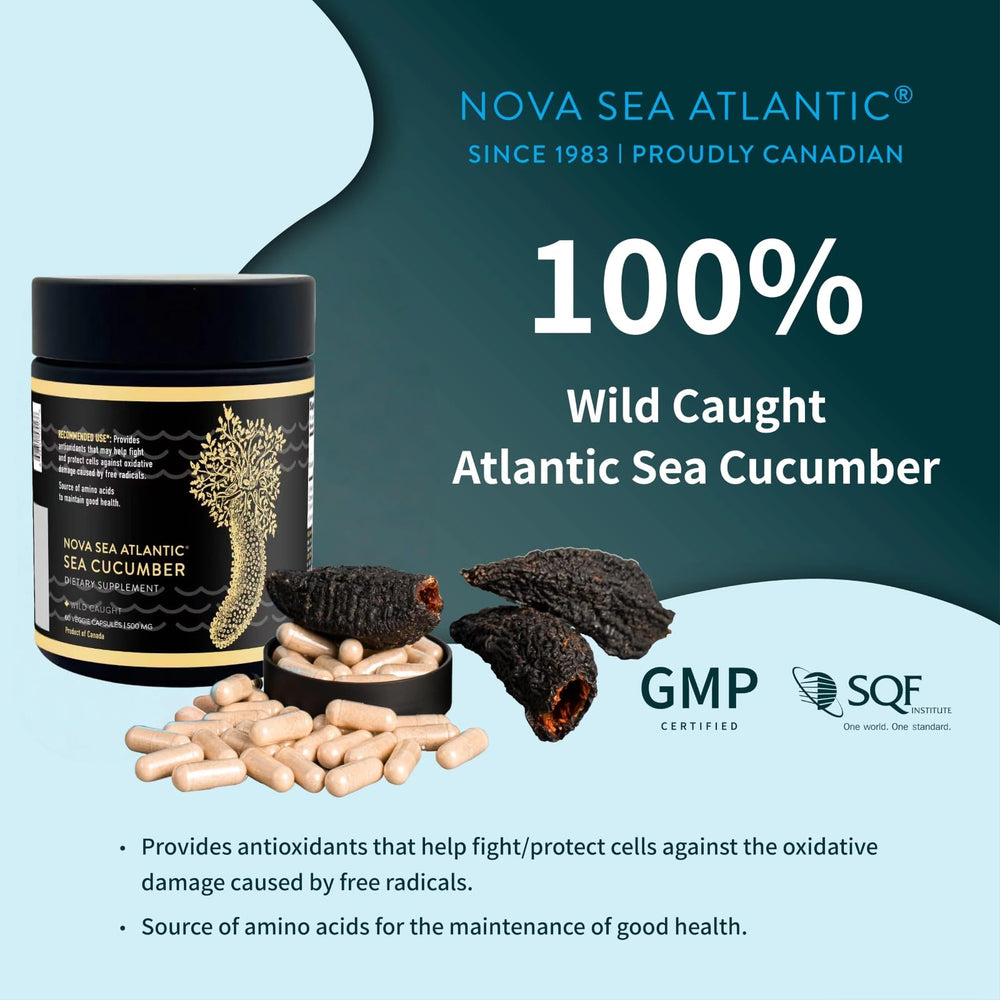 Nova Sea Atlantic capsules provide convenient daily intake for natural vitality.