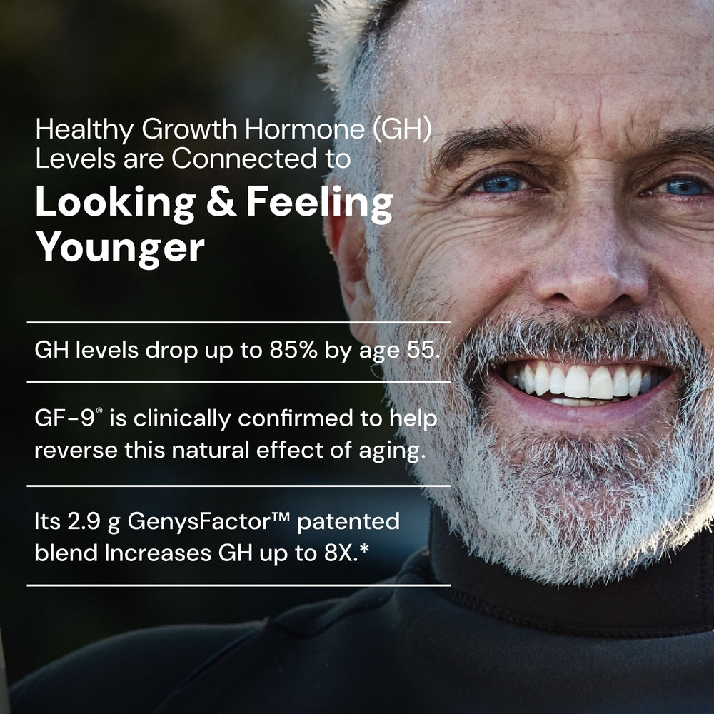 Novex Biotech GF-9 capsules close-up showing quality and potency
