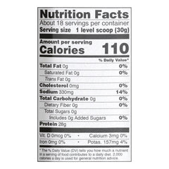 NOW Foods testing and GMP certification label on beef bone broth product