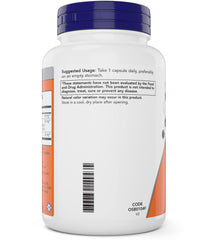 NOW Foods Glutathione 500 mg capsules close-up, vegan capsules