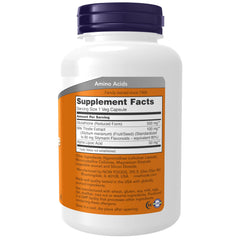 NOW Foods Glutathione 500 mg label closeup with milk thistle and alpha lipoic acid