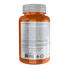 NOW Foods HMB tablets pouring showcases convenient post-exercise supplementation.