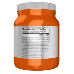 NOW Foods L-Arginine powder scoop for accurate daily dosing