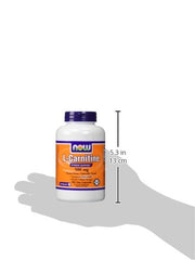 NOW Foods L-Carnitine 500 mg supplement facts panel for transparency.