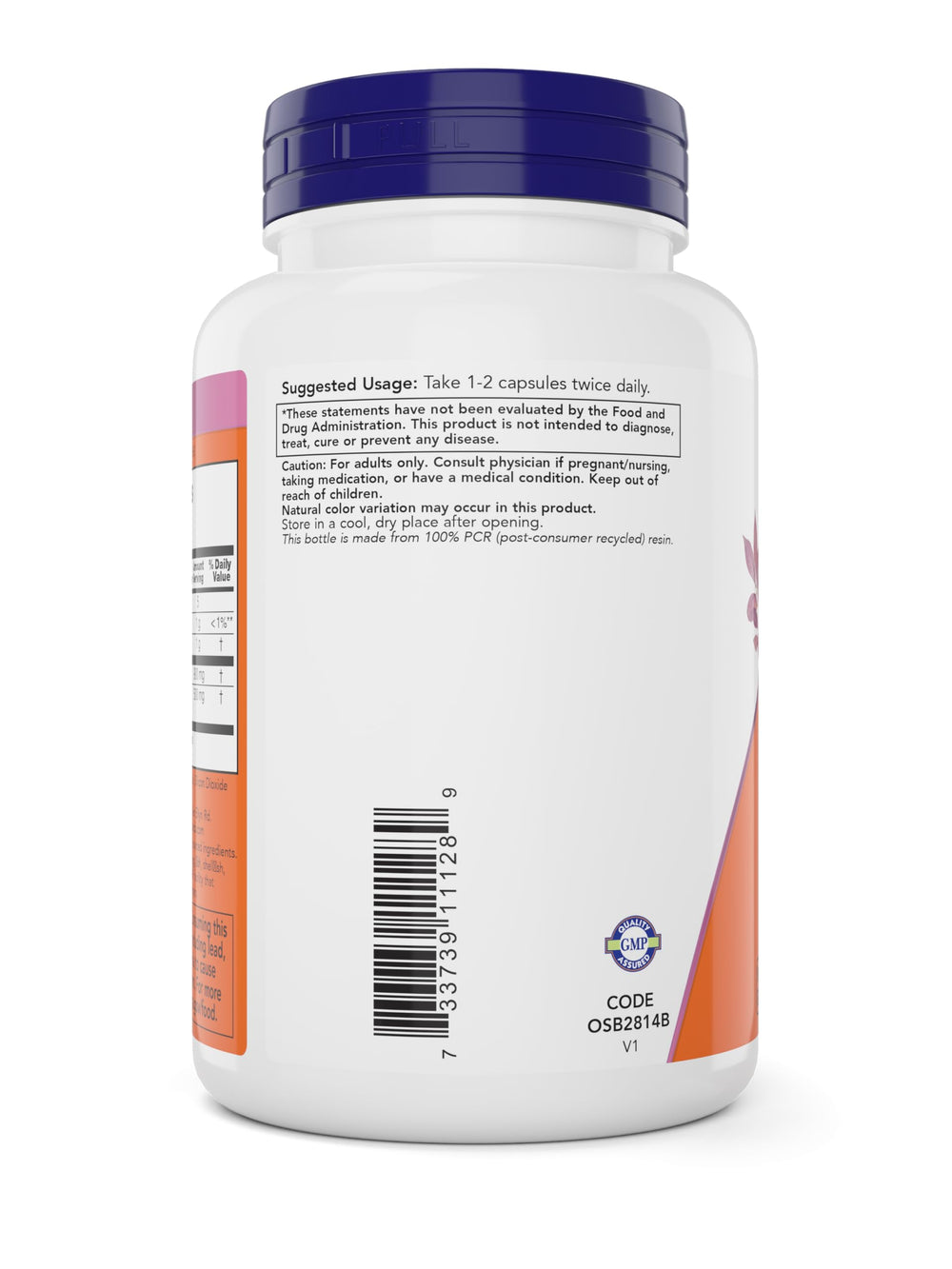 NOW Foods Mannose Cranberry capsules poured for daily wellness routine