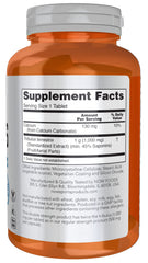 NOW Foods Tribulus 1000mg tablets closeup reveals texture for daily use