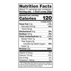 NOW Foods Whey Protein Isolate creamy vanilla foam-topped shake after blending.