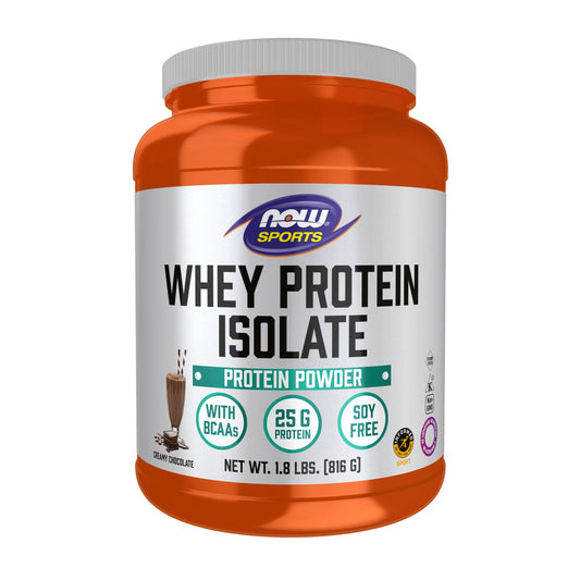 NOW Foods Whey Protein Isolate powder shown as a fast-absorbing post-workout option