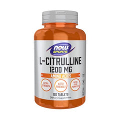 NOW Foods L-Citrulline extra-strength 1200mg tablet front view for nitric oxide support