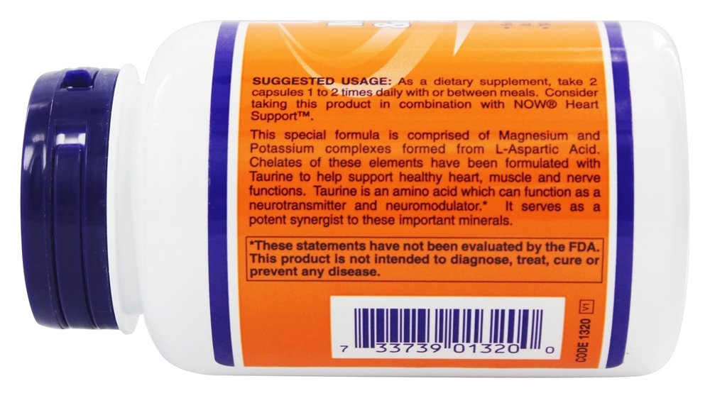 NOW Foods Magnesium and Potassium Aspartate pack3 bottle pouring, convenient daily supplementation.