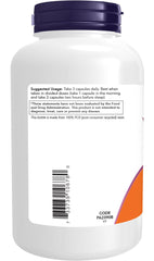 NOW Foods Magtein capsules closeup on vegan capsules for daily routines