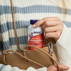 NOW Foods softgel texture macro shot showcases capsule quality.