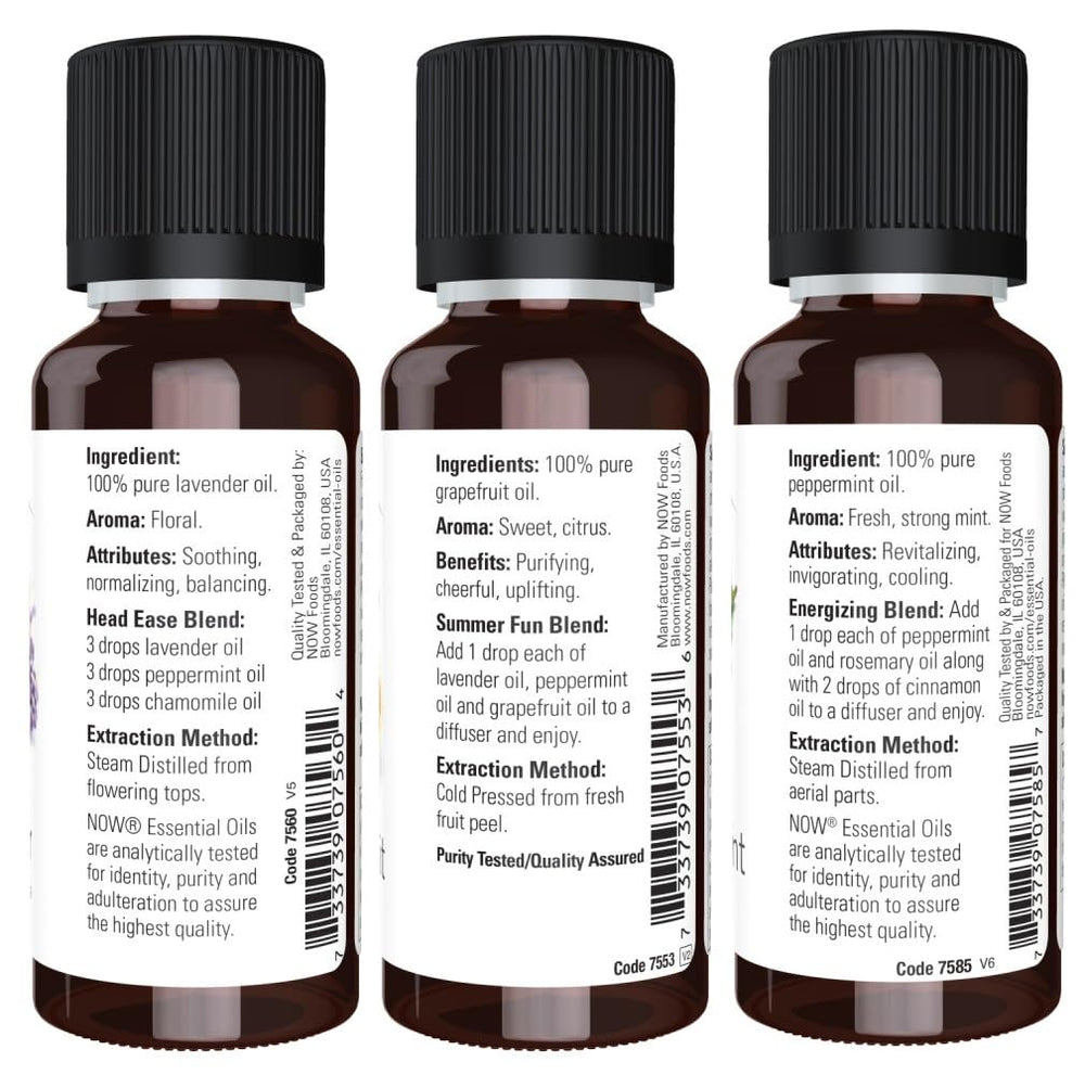 NOW Foods Summer Fun Grapefruit 1 oz bottle ideal for uplifting diffuser moments.