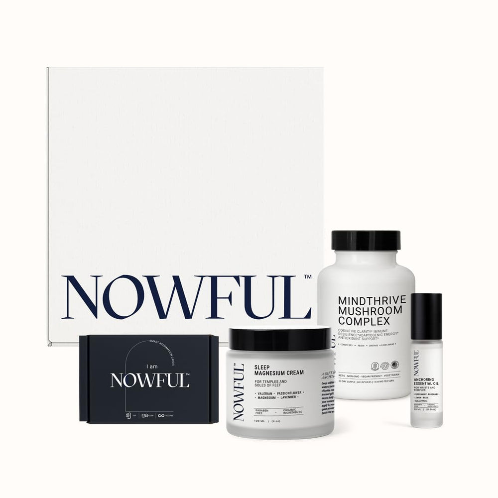 Nowful Wellness in Action affirmation cards for daily motivation and mindful reflection.