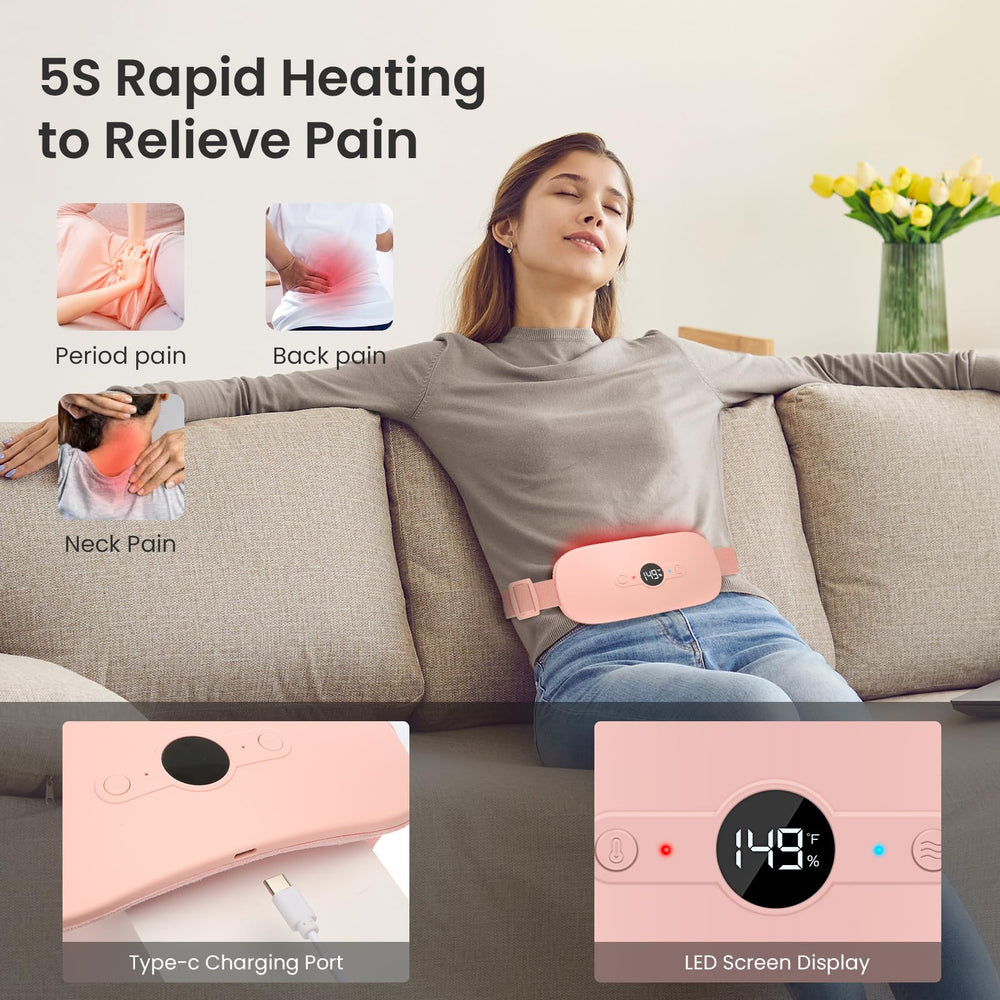 NOWWISH device offers six heat levels and six massage modes for tailored comfort.