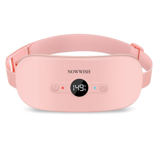 NOWWISH cordless heating pad with LED display for easy control.
