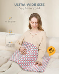 NOWWISH heating pad auto shut-off ensures safe, worry-free use.