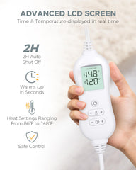NOWWISH heating pad provides comforting warmth for menstrual cramps.