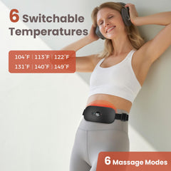 NOWWISH heating pad offers six massage modes to customize soothing relief.