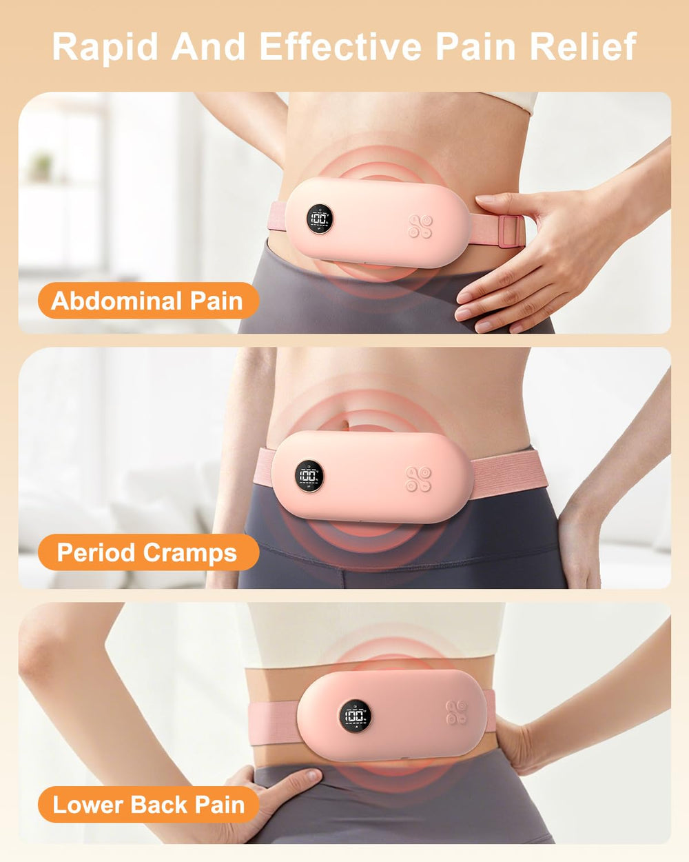 NOWWISH heating pad has a 30 minute auto shut off safety feature for worry free use