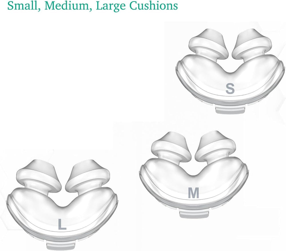 NQIAO nasal pillow large gentle contact with stability for side sleepers
