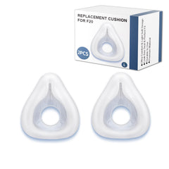 NQIAO cushion close-up reveals soft silicone for a comfortable, secure seal.