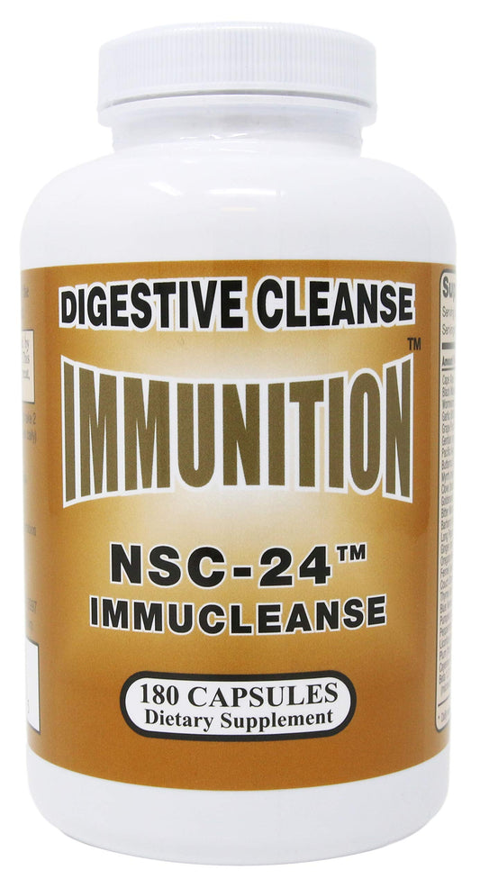 NSC Immunition ImmuCleanse bottle front view for digestive detox