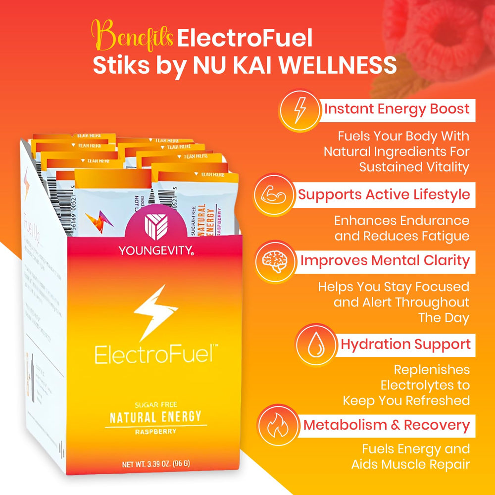 Nu Kai Wellness raspberry mix dissolves smoothly in water for thirst relief.