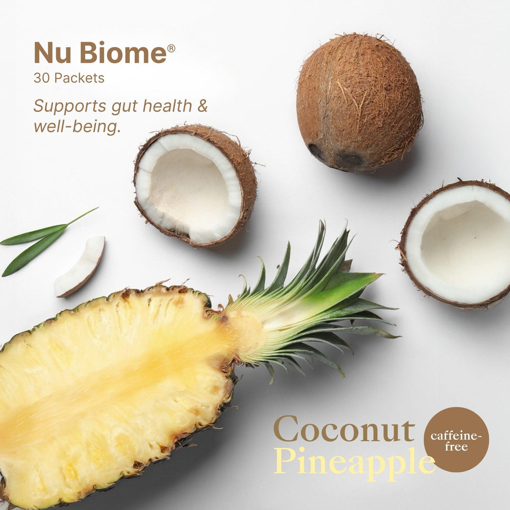 Nu Skin Pharmanex Nu Biome stick pack, convenient on-the-go daily supplement.