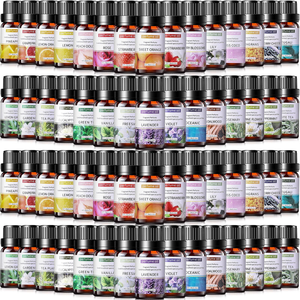 Nuanchu 52-piece essential oils box for diffuser aromatherapy in any room.