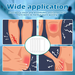 Nuanchu convenient 4x10 inch dressings protect while showering or washing.