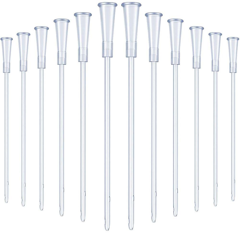 Nuanchu white PVC replacement tube kit, top view, for easy compatibility with enema kits.
