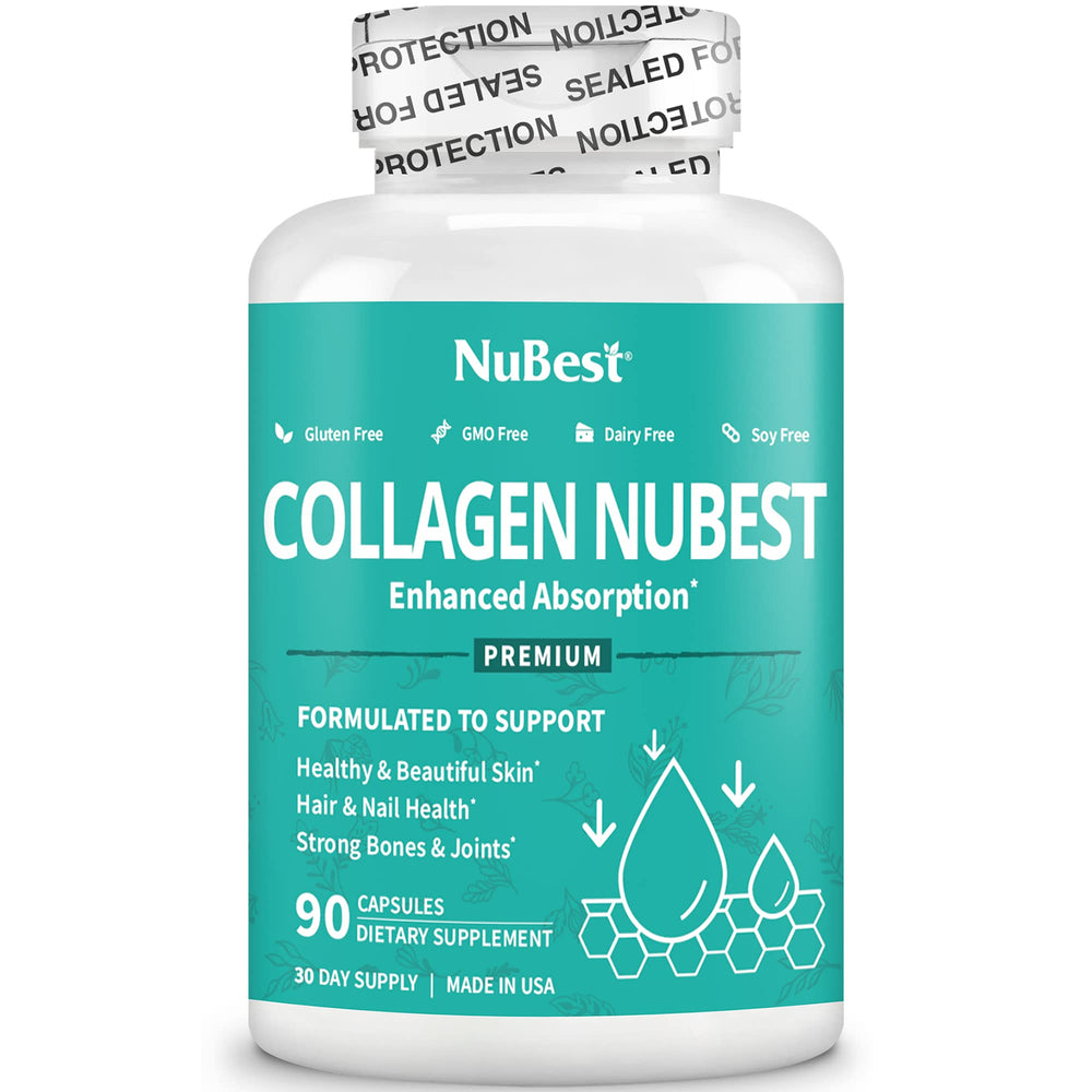 NuBest bottle illustrating bone and joint support potential