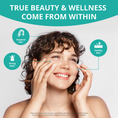 NuBest collagen capsules with hair growth focus