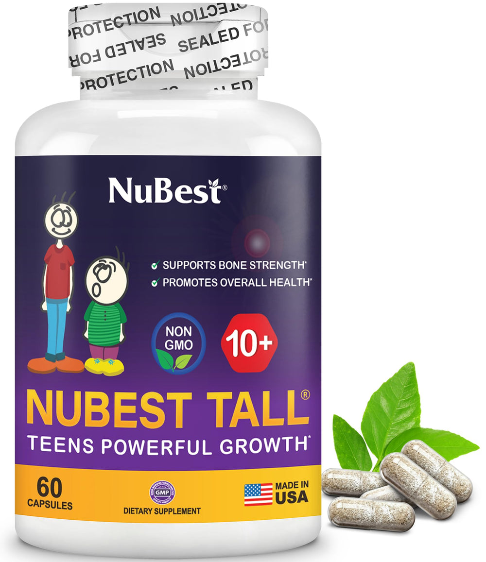 Family kitchen scene with NuBest Tall 10+ for everyday wellness.