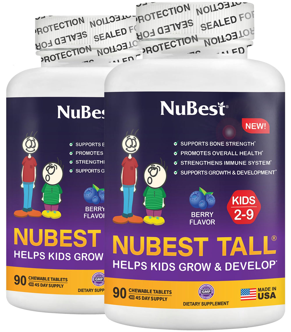 NuBest Tall Kids berry chewable tablet with berry flavor for daily nutrition