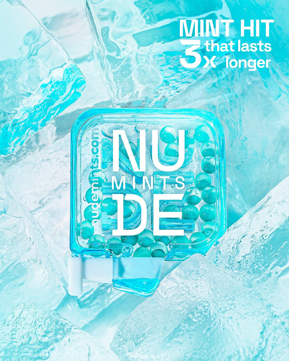 NUDE Mints on-the-go case showcases stylish design and portability.