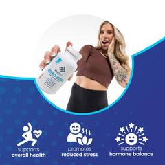 NuEthix Estro-Cort packaging scene for daily wellness routine