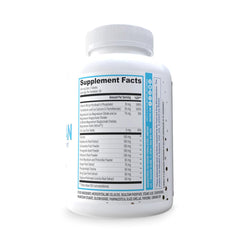 Closeup of NuEthix Nu-Woman bottle showing capsules for daily balance