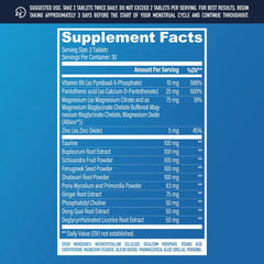 Tablets view of NuEthix Nu-Woman indicating simple daily routine