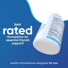 NuEthix Thyro-Boost Essentials label close-up highlighting ingredients.